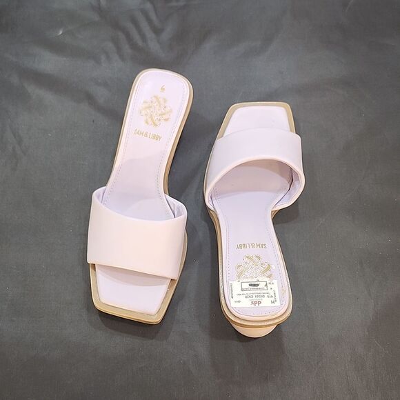 BRAND NEW SAM &LIBBY OPEN SQUARE TOE ROUND HEEL SANDAL - Picture 4 of 15